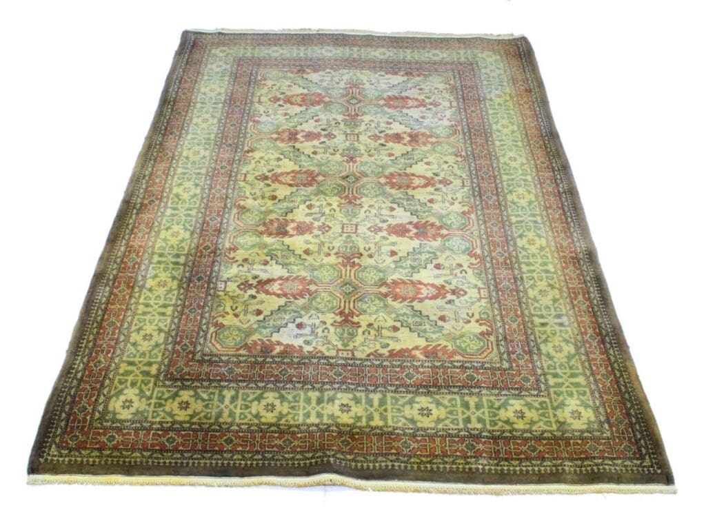 Perserteppich Ghom 166 x 131 cm Seide handgeknüpft