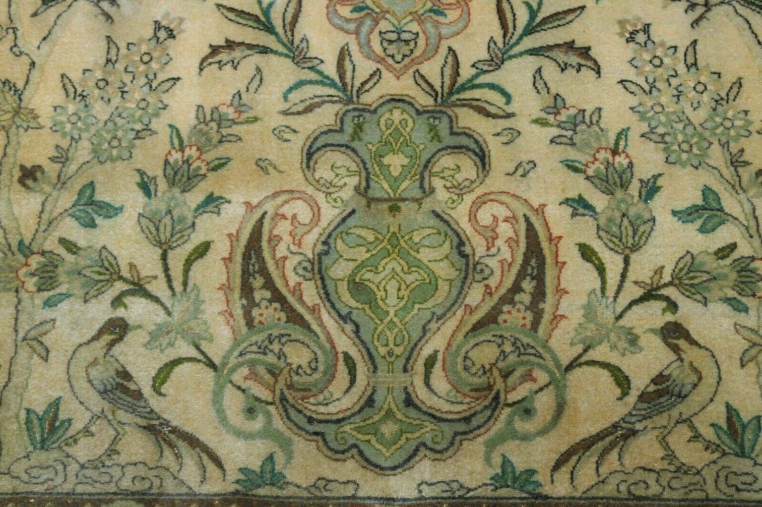 Perserteppich Isfahan 240 x 154 cm Seide Wolle handgeknüpft
