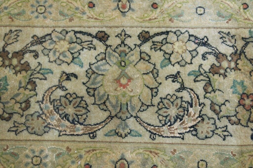 Perserteppich Isfahan 240 x 154 cm Seide Wolle handgeknüpft