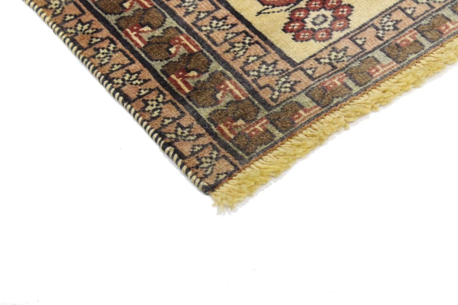 Perserteppich Shiraz 202 x 110 cm Wolle handgeknüpft