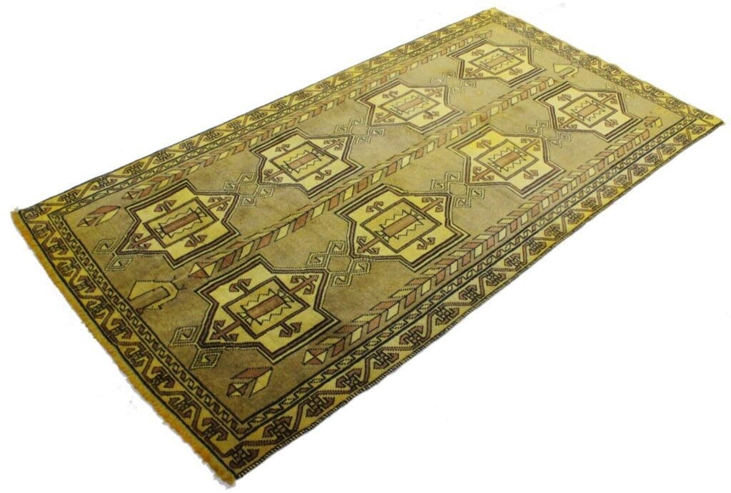 Perserteppich Shiraz 213 x 110 cm Wolle handgeknüpft