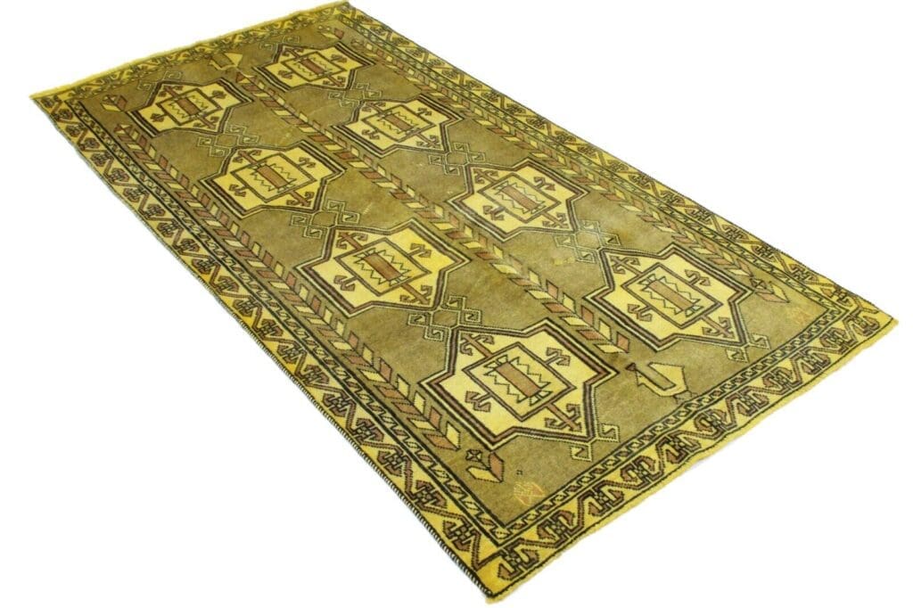 Perserteppich Shiraz 213 x 110 cm Wolle handgeknüpft
