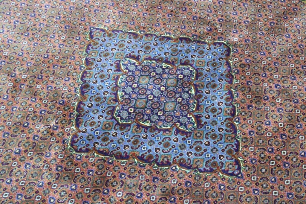 Perserteppich Täbriz 200 x 200 cm Seide handgeknüpft