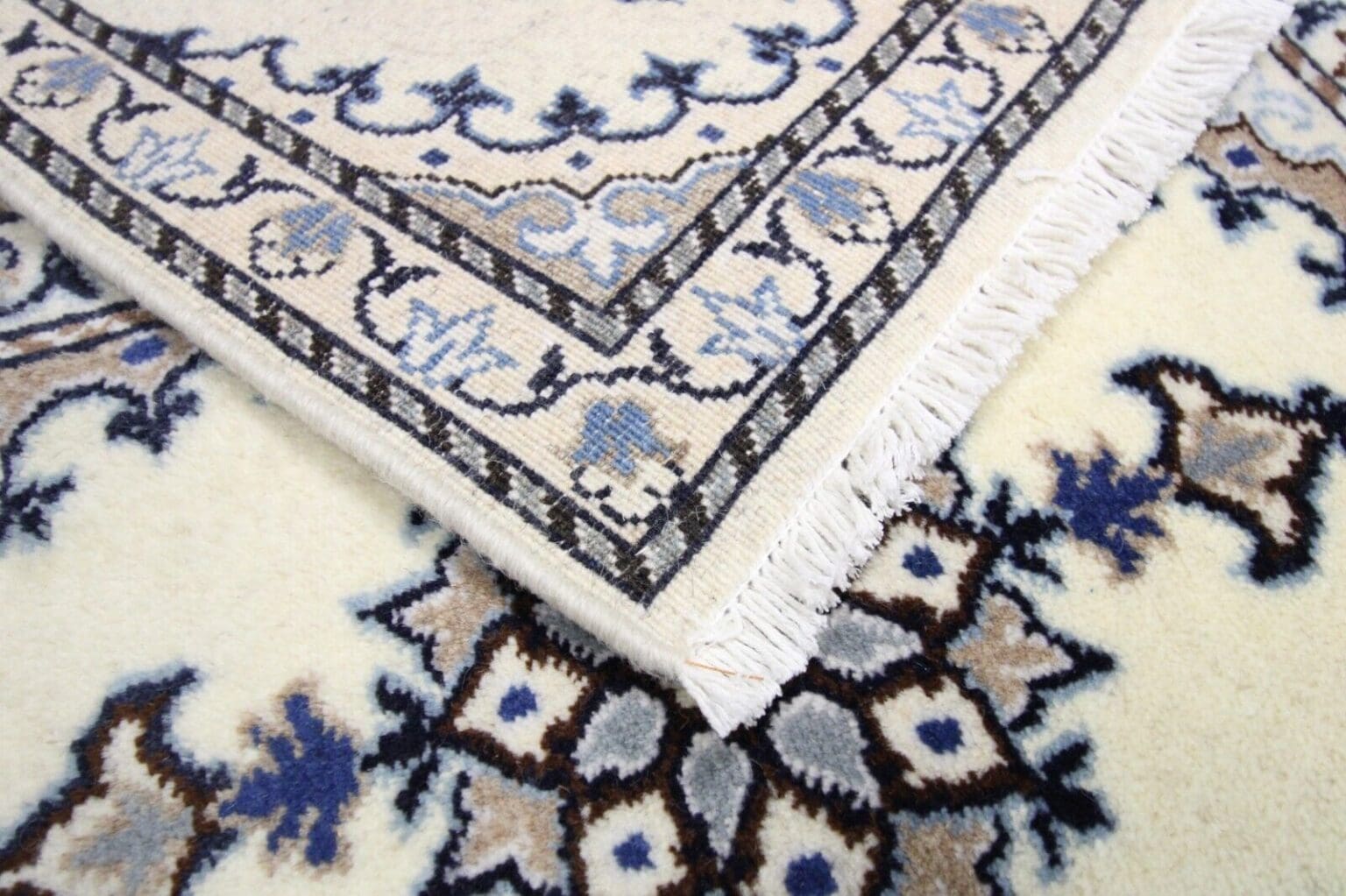Perserteppich Nain 40 cm x 60 cm Wolle handgeknüpft