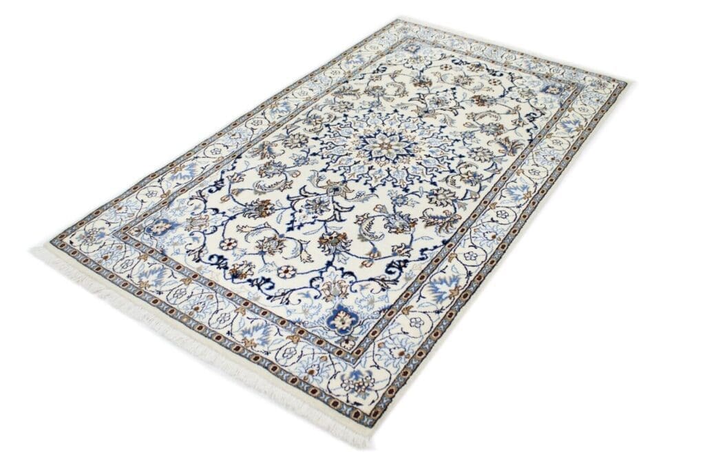 Perserteppich Nain 200 x 116 cm Wolle handgeknüpft