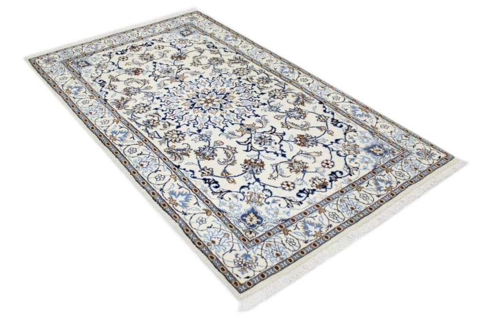 Perserteppich Nain 200 x 116 cm Wolle handgeknüpft
