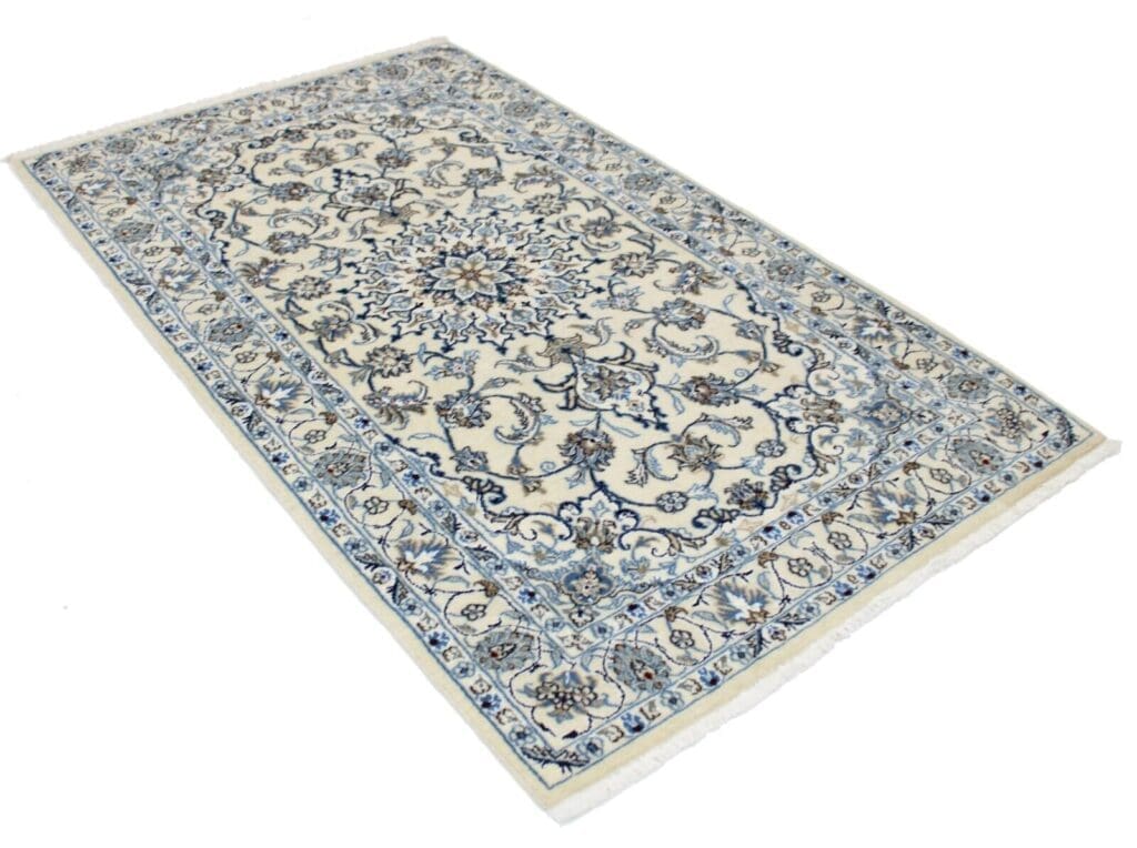Perserteppich Nain 199 cm x 119 cm Wolle handgeknüpft