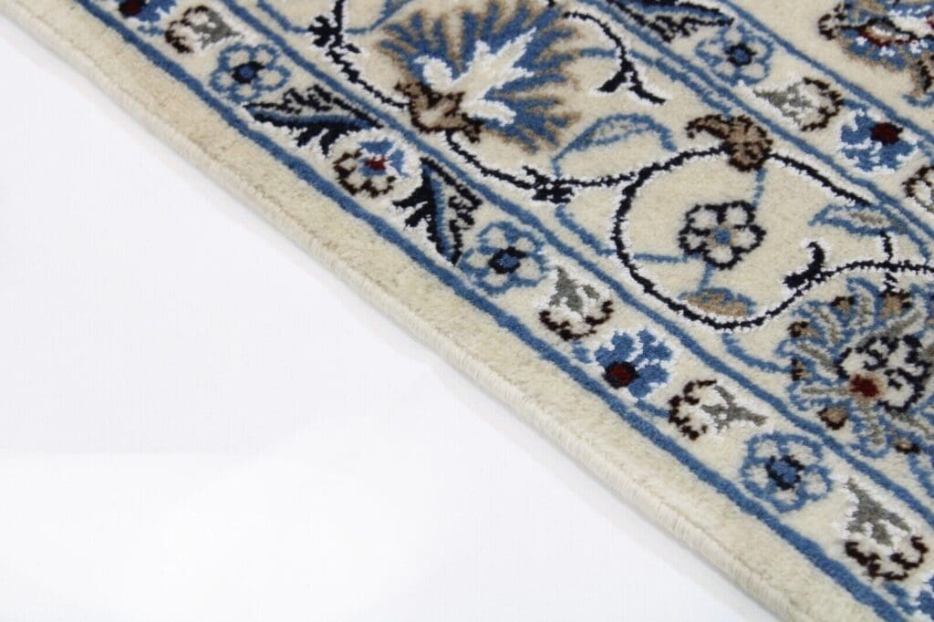 Perserteppich Nain 199 cm x 119 cm Wolle handgeknüpft