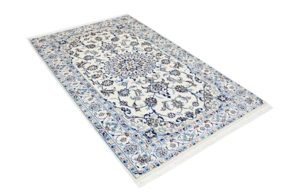 Perserteppich Nain 194 x 121 cm Wolle handgeknüpft