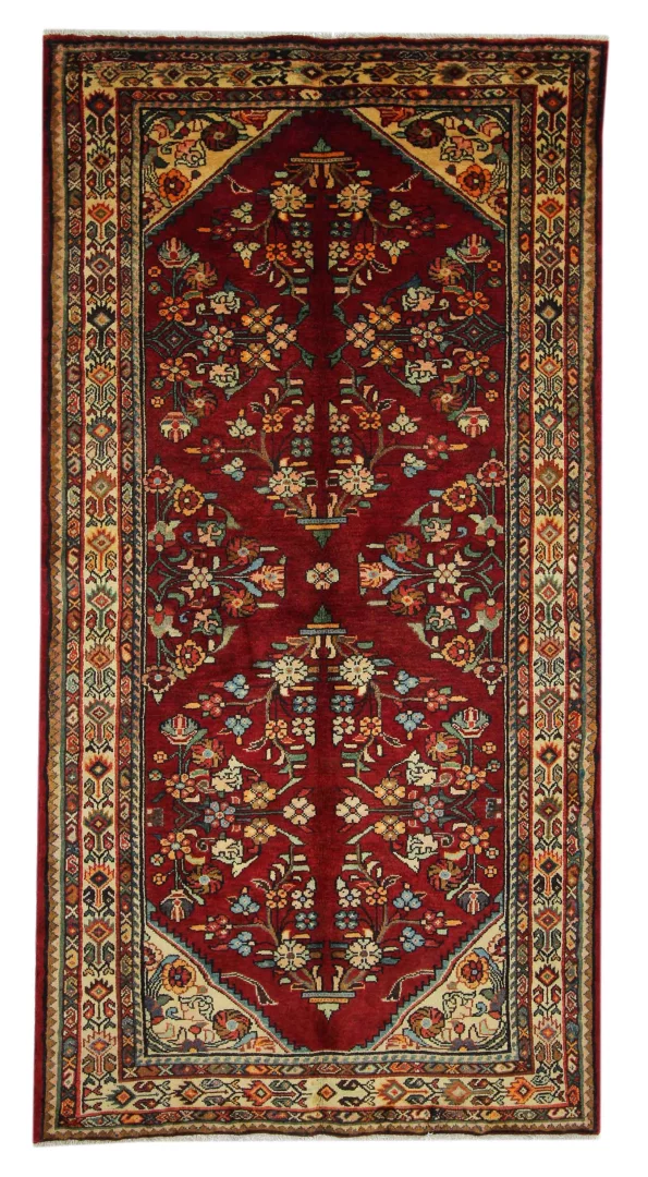 Perserteppich Hamadan 244 x 125 cm Wolle handgeknüpft