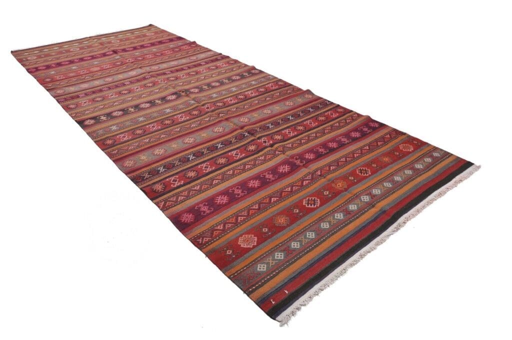 Perserteppich Ghashghai Fars 415 x 180 cm Wolle handgewebt