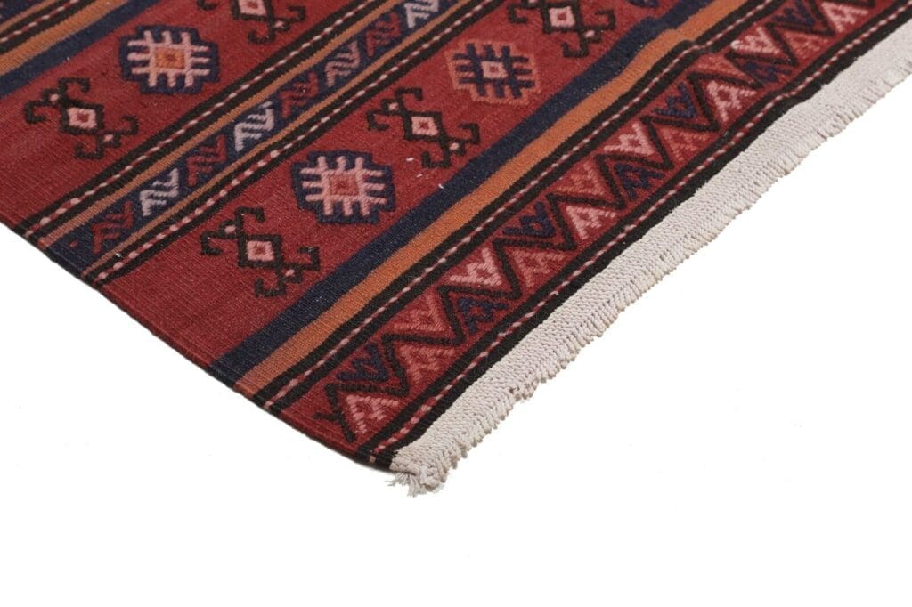 Orientteppich 460 x 180 cm Wolle handgewebt