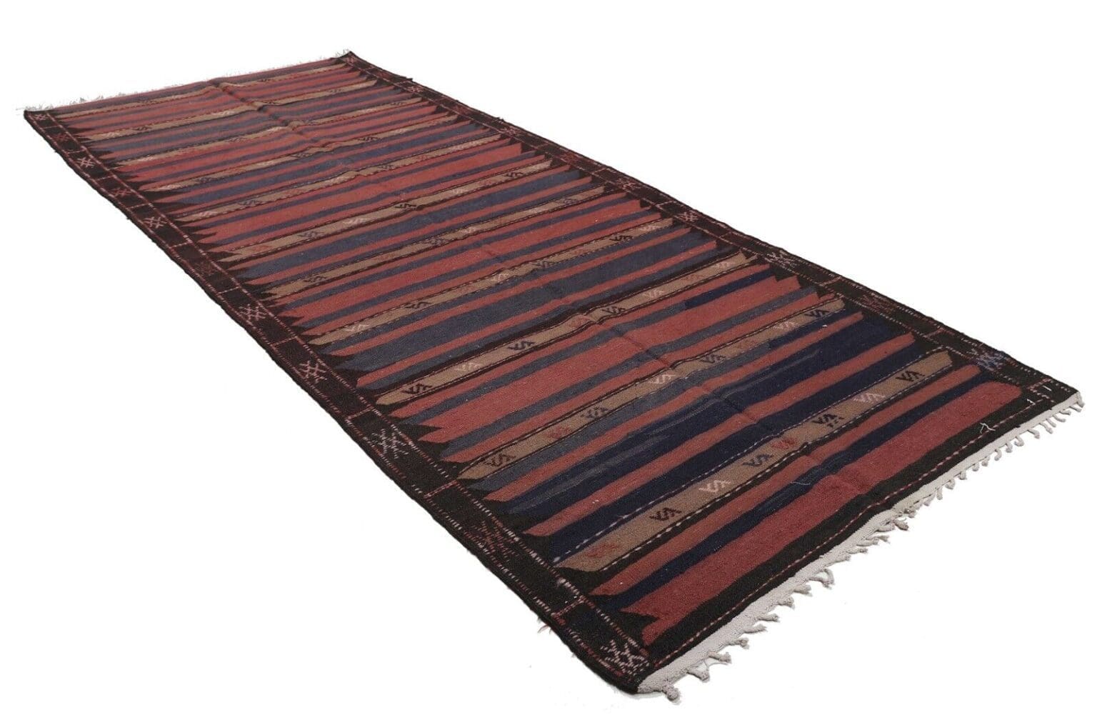Orientteppich Ghashghai Fars 370 x 160 cm Wolle handgewebt