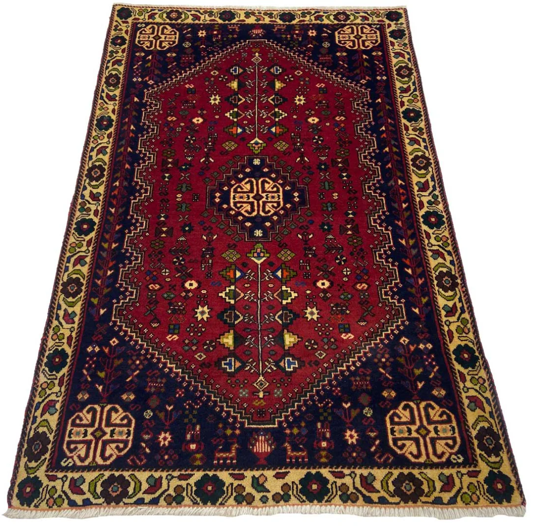abadeh-perserteppich-154-x-100-cm-120000-200000-knoten-m-1-1 Perserteppich Abadeh 154 x 100 cm Schurwolle handgeknüpft
