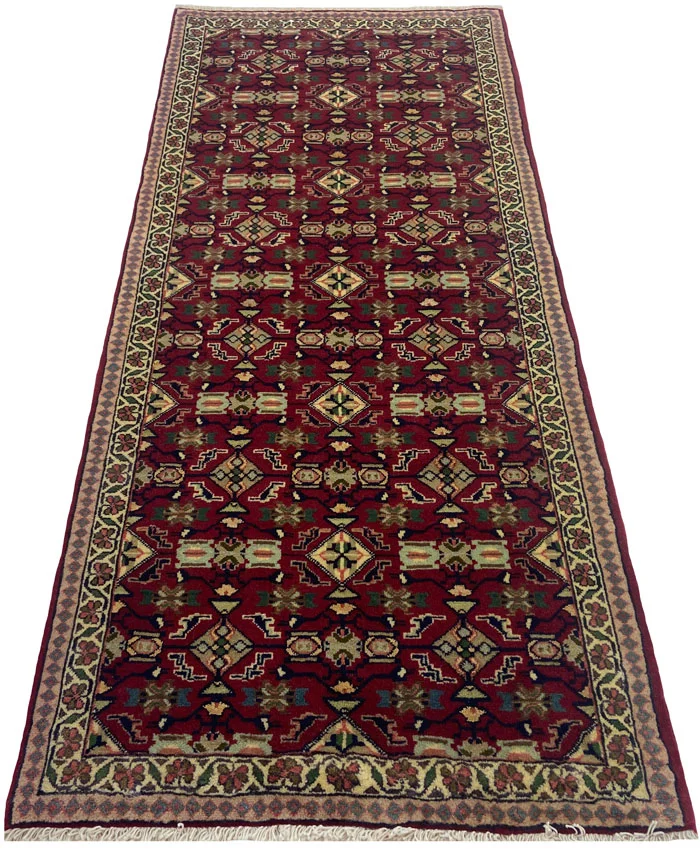 Perserteppich Abadeh 196 x 83 cm Schurwolle handgeknüpft