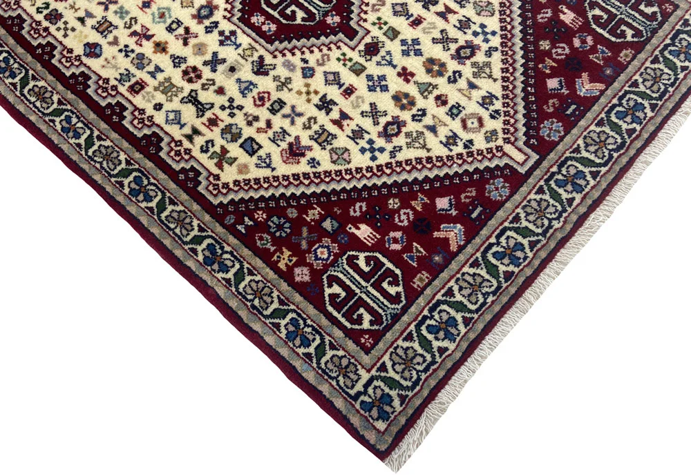 Perserteppich Abadeh 195 x 80 cm Wolle handgeknüpft