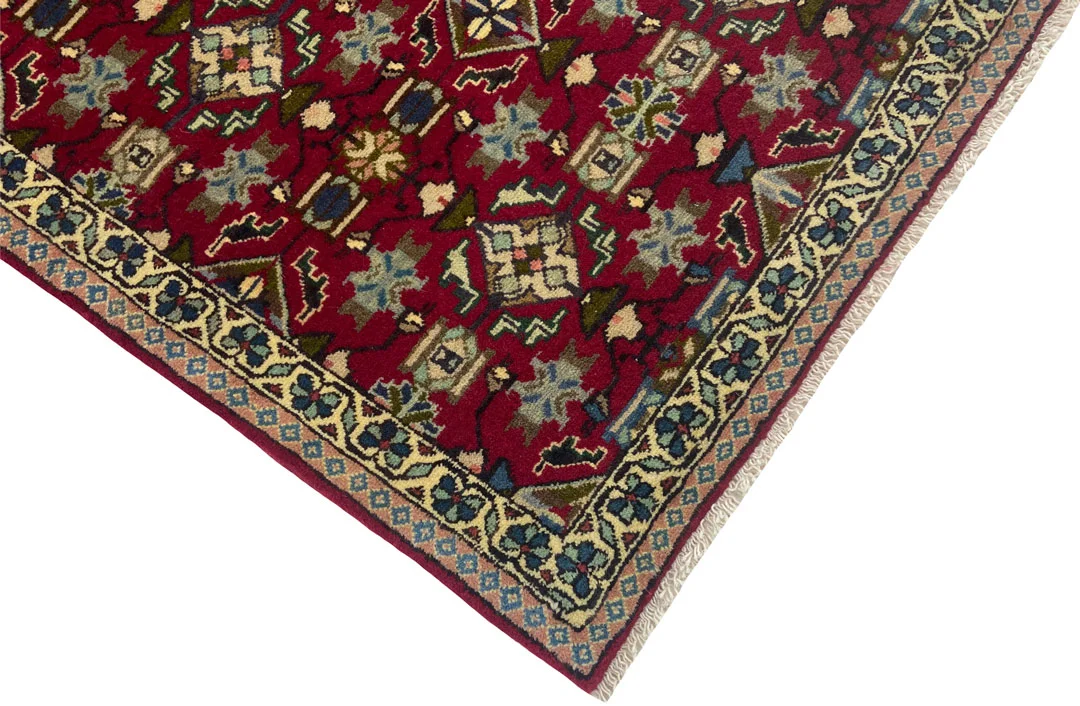 Perserteppich Abadeh 197 x 79 cm Wolle handgeknüpft
