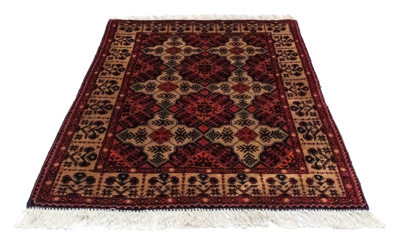 Orientteppich Samarkand 144 x 98 cm Schurwolle handgeknüpft