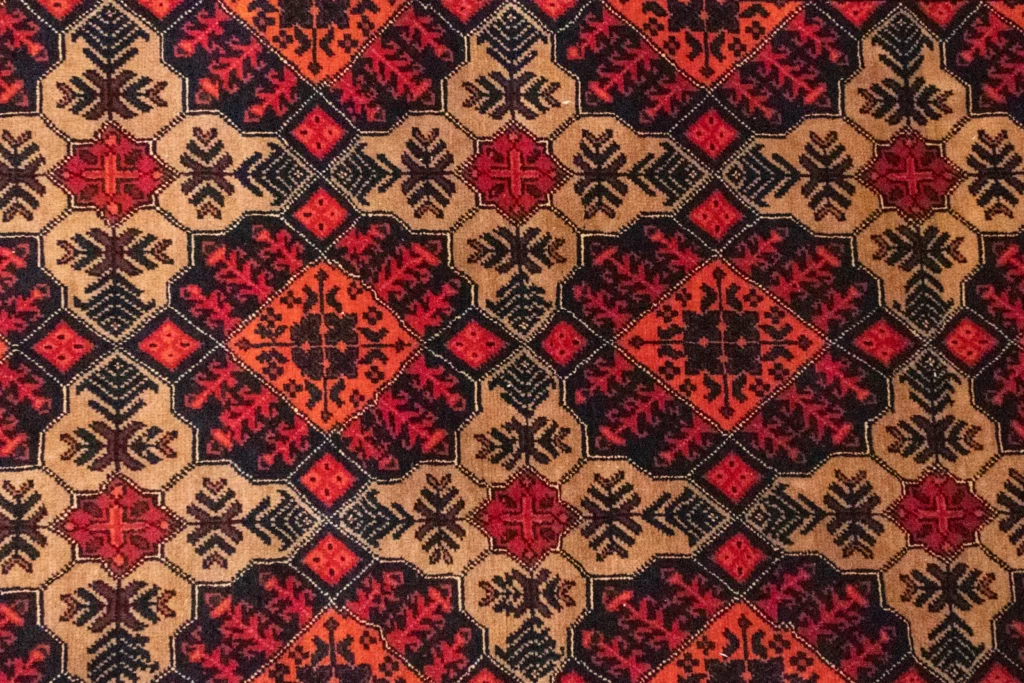 Orientteppich Samarkand 144 x 98 cm Schurwolle handgeknüpft
