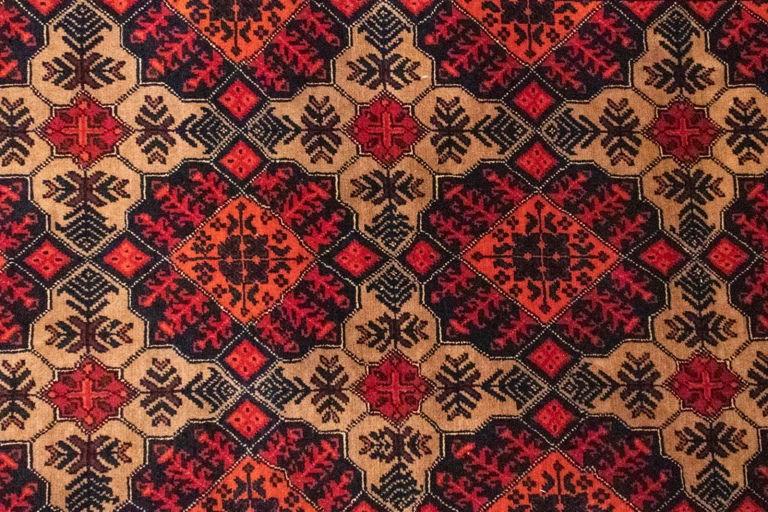 Orientteppich Samarkand 144 x 98 cm Schurwolle handgeknüpft