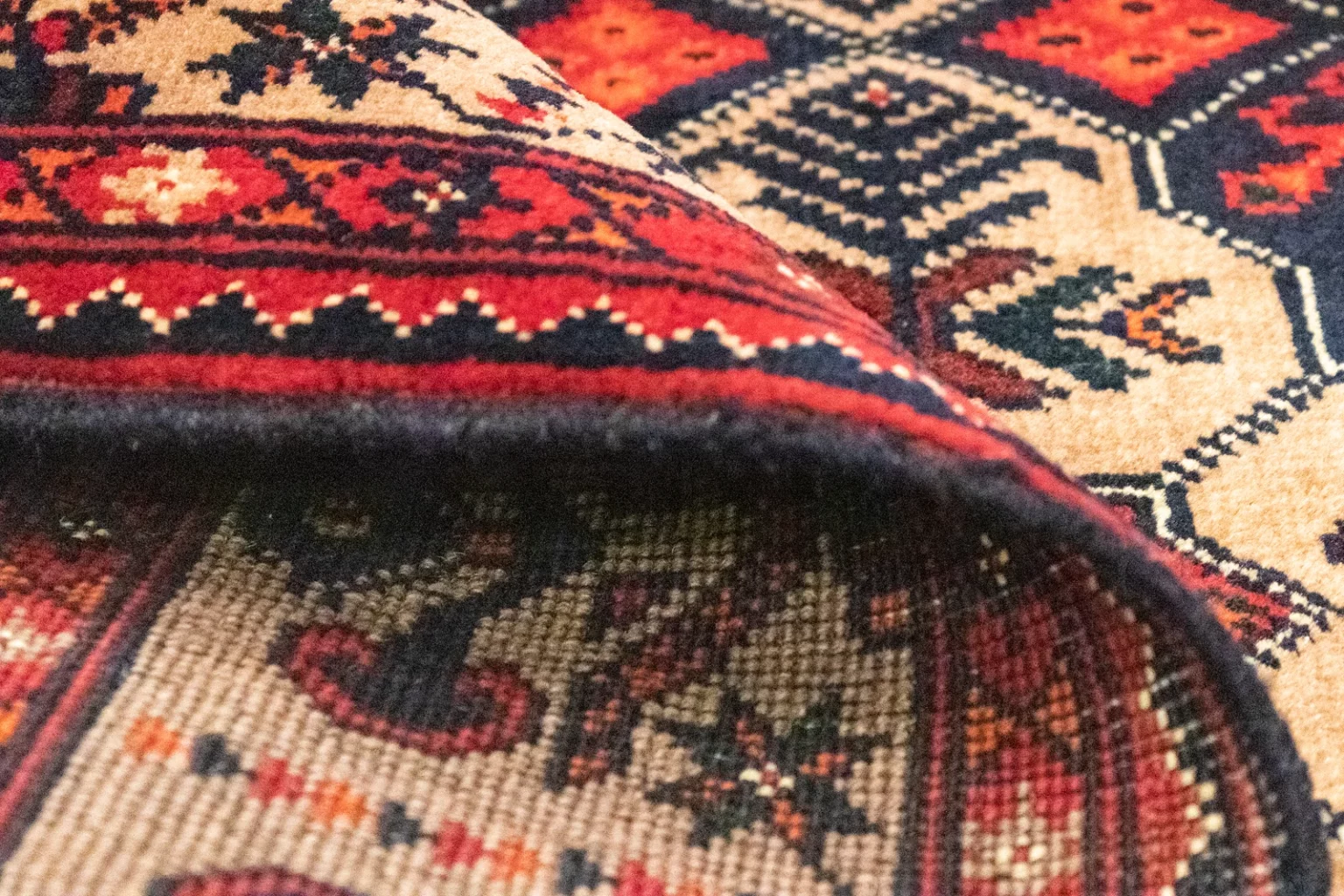 Orientteppich Samarkand 144 x 98 cm Schurwolle handgeknüpft