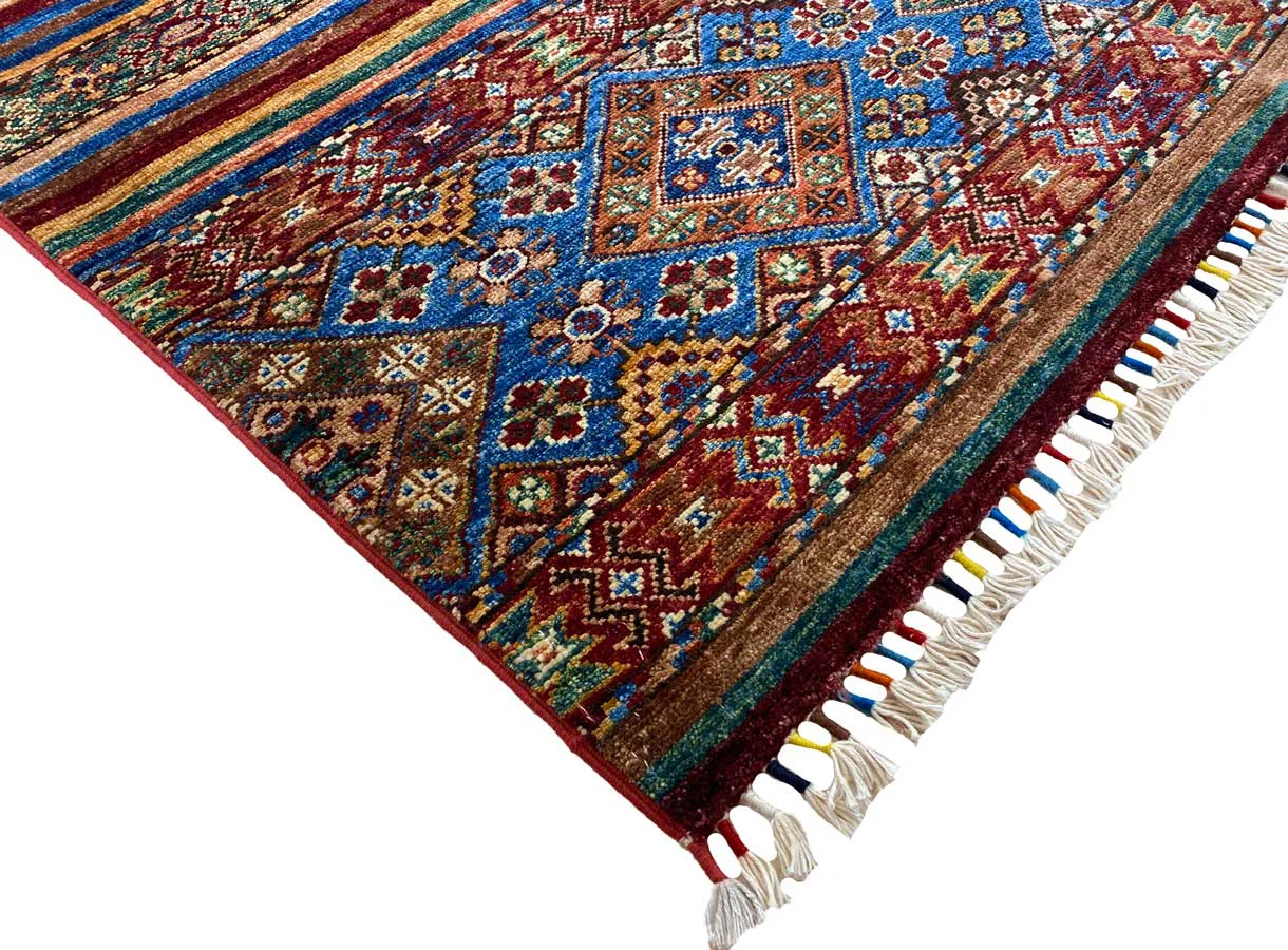 Orientteppich Samarkand 178 x 127 cm Schurwolle handgeknüpft