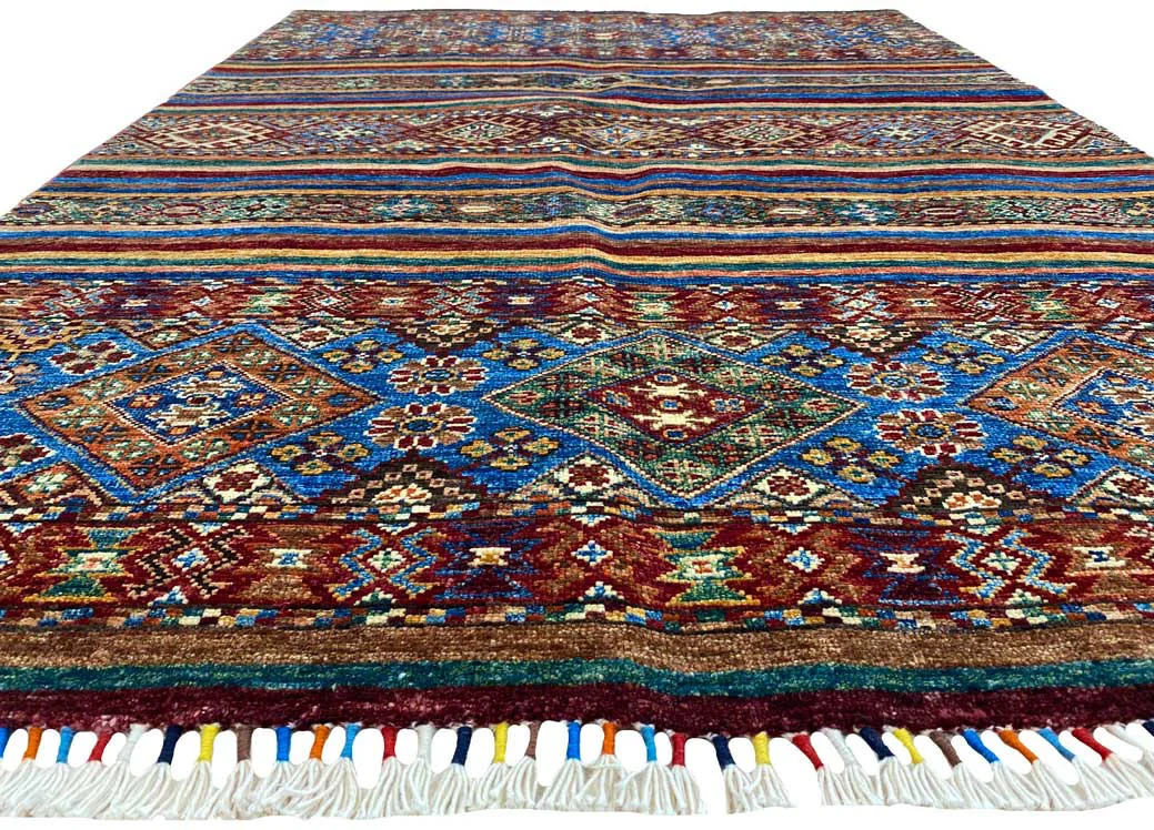 Orientteppich Samarkand 178 x 127 cm Schurwolle handgeknüpft