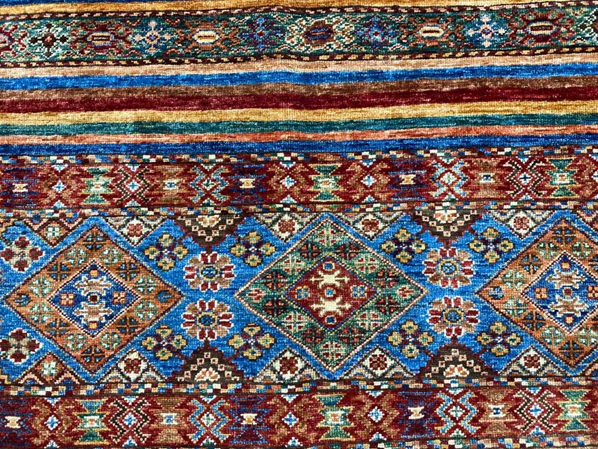 Orientteppich Samarkand 178 x 127 cm Schurwolle handgeknüpft
