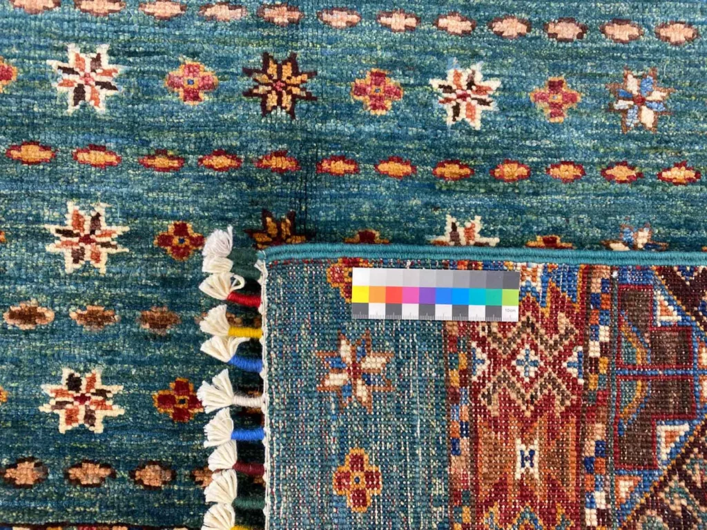 Orientteppich Samarkand 182 x 129 cm Schurwolle handgeknüpft