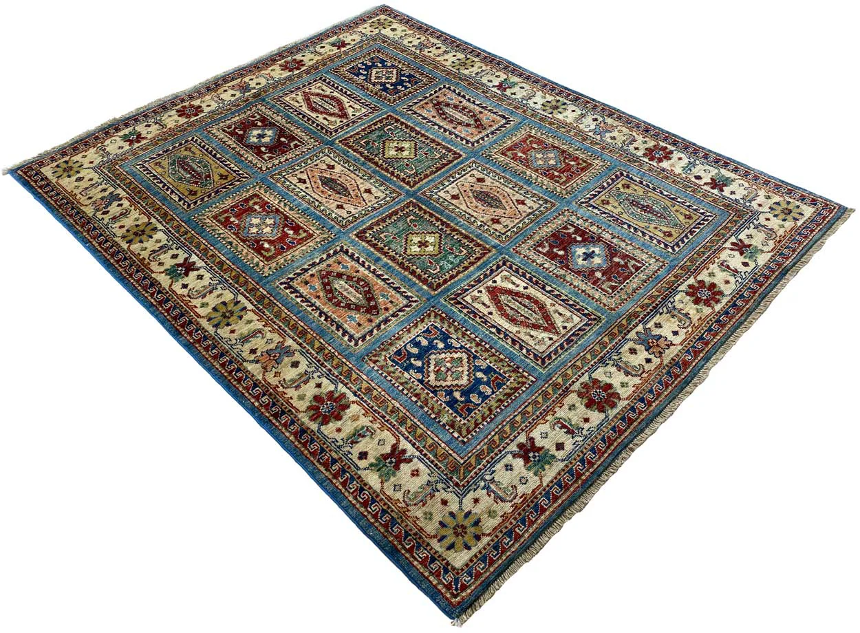 Orientteppich Samarkand 183 x 147 cm Wolle handgeknüpft