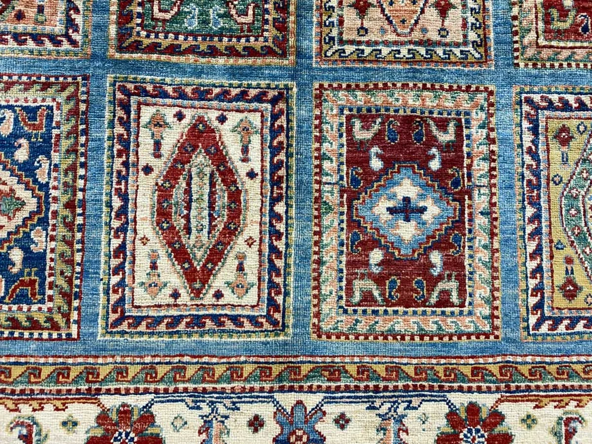 Orientteppich Samarkand 183 x 147 cm Wolle handgeknüpft