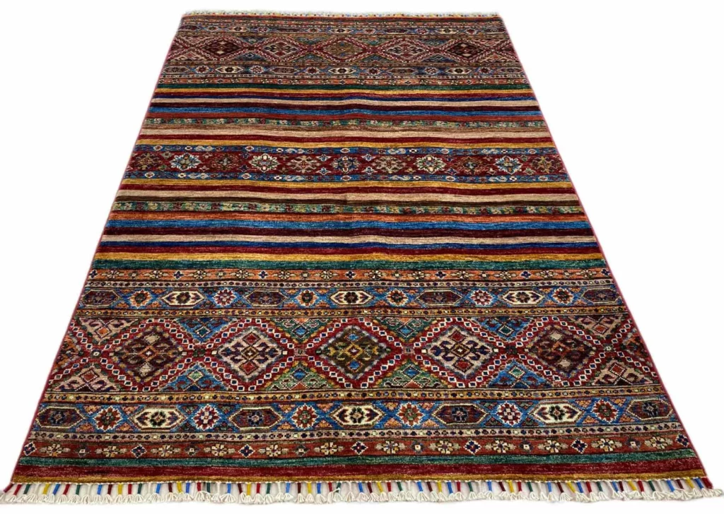 Orientteppich Samarkand 187 x 122 cm Schurwolle handgeknüpft