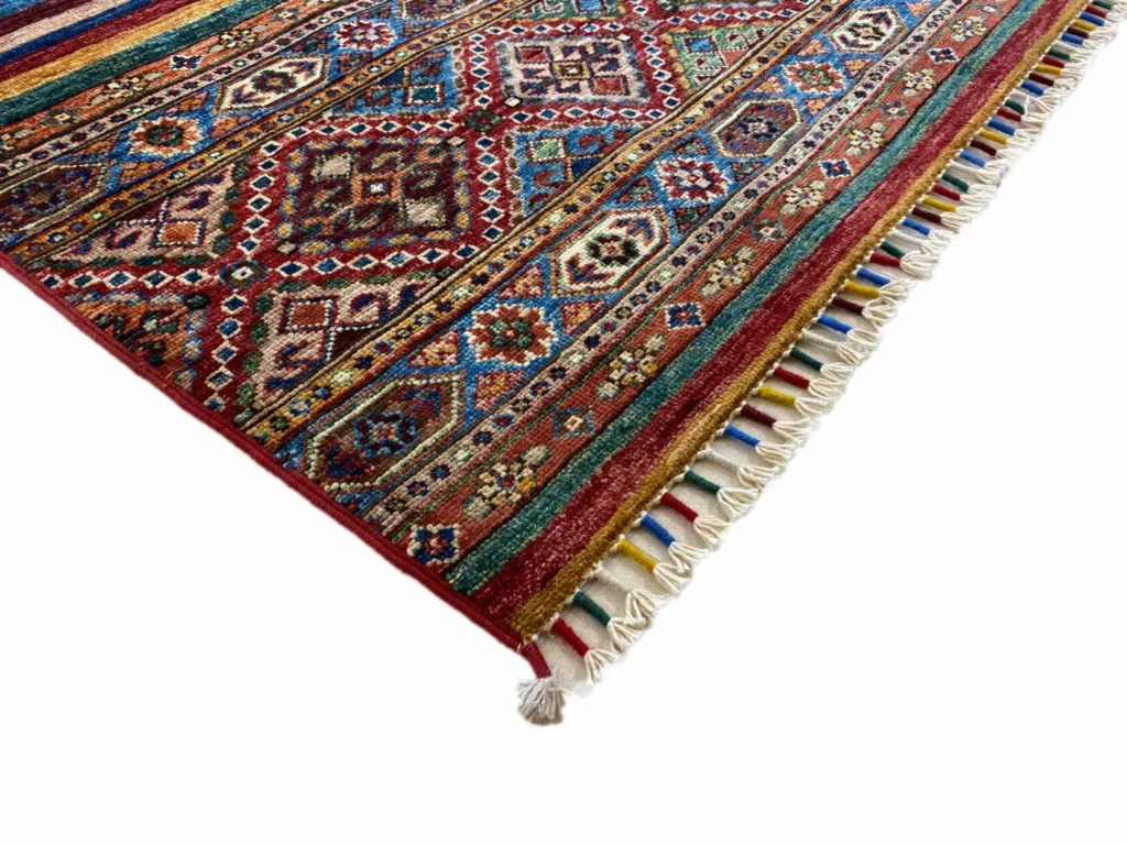 Orientteppich Samarkand 187 x 122 cm Schurwolle handgeknüpft