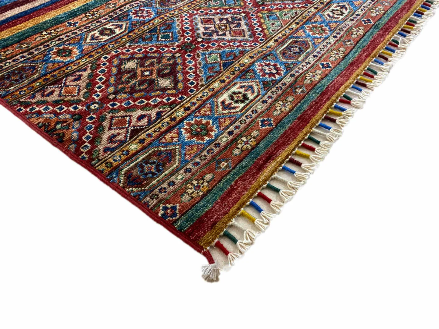 Orientteppich Samarkand 187 x 122 cm Schurwolle handgeknüpft