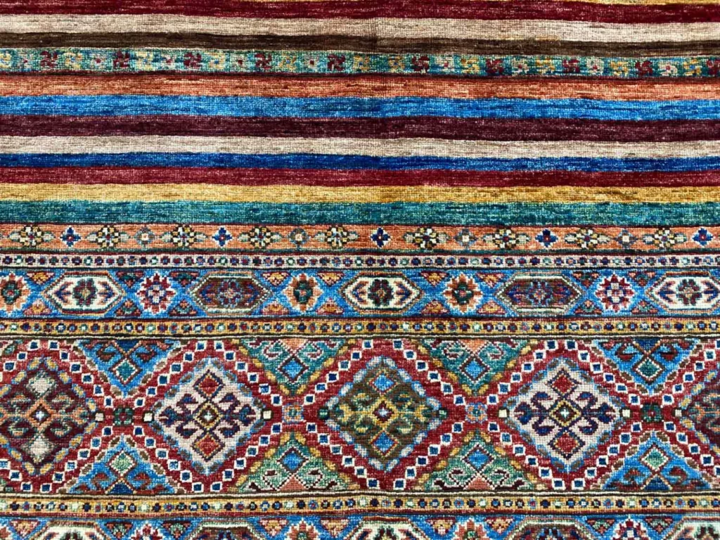 Orientteppich Samarkand 187 x 122 cm Schurwolle handgeknüpft