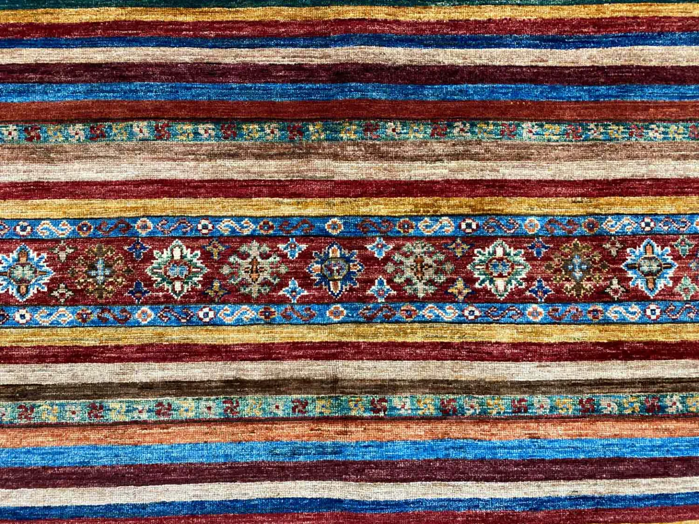 Orientteppich Samarkand 187 x 122 cm Schurwolle handgeknüpft