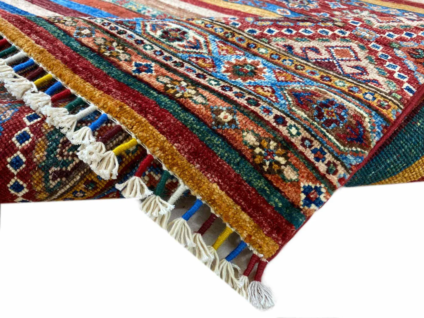 Orientteppich Samarkand 187 x 122 cm Schurwolle handgeknüpft