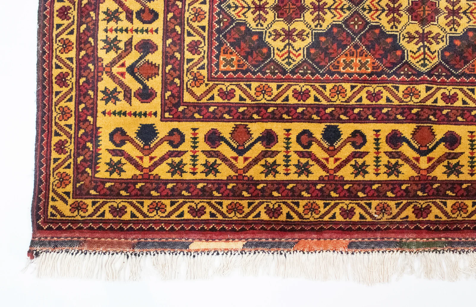 Orientteppich Samarkand 190 x 152 cm Schurwolle handgeknüpft