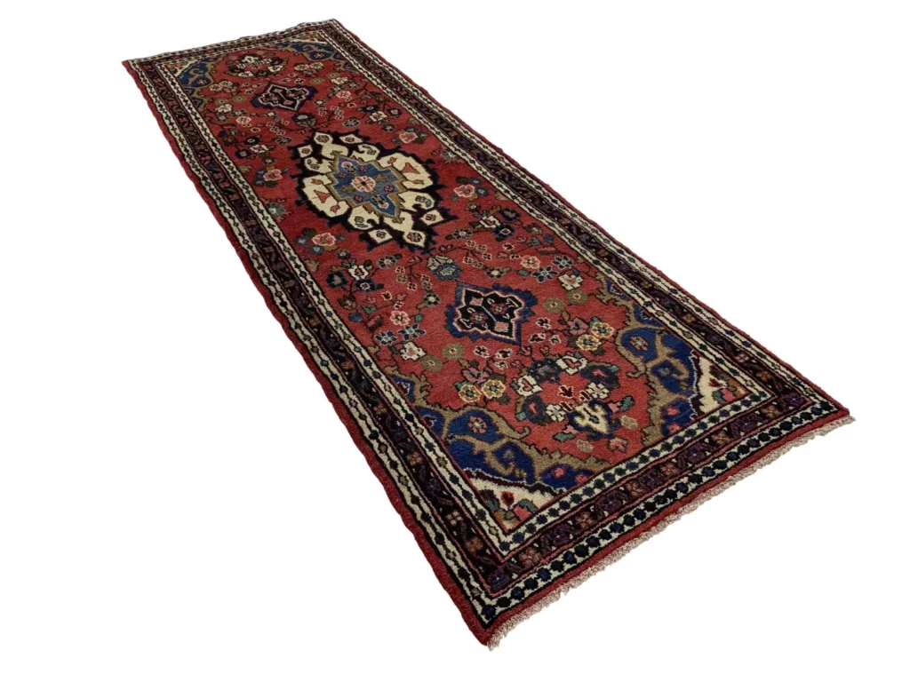 Perserteppich Hamadan 304 x 106 cm Wolle handgeknüpft