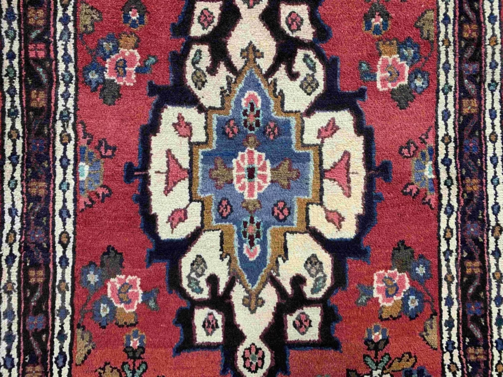 Perserteppich Hamadan 304 x 106 cm Wolle handgeknüpft