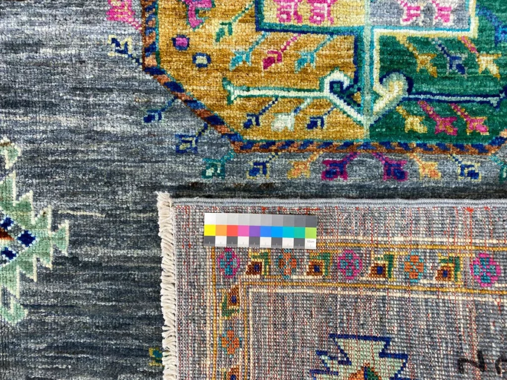 Orientteppich Samarkand 196 x 156 cm Schurwolle handgeknüpft