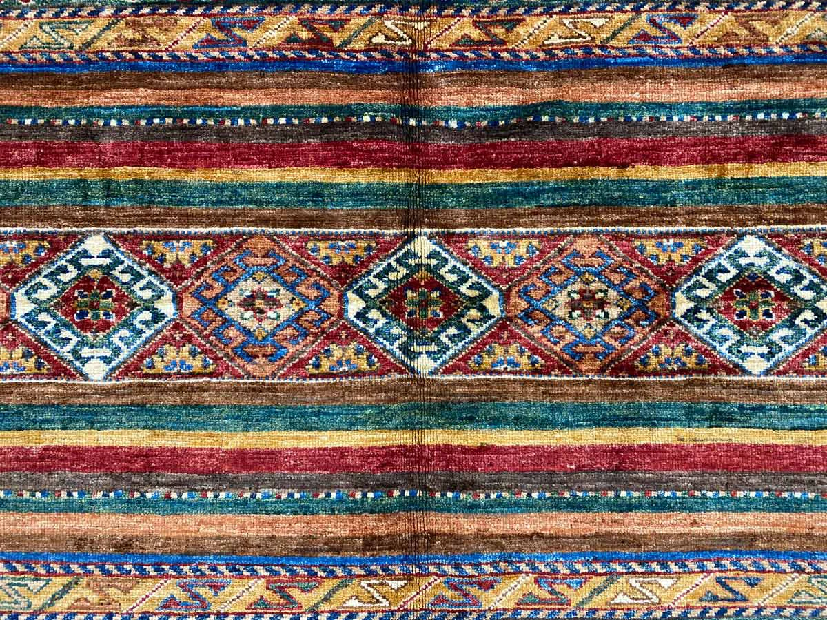 Orientteppich Samarkand 198 x 157 cm Wolle handgeknüpft