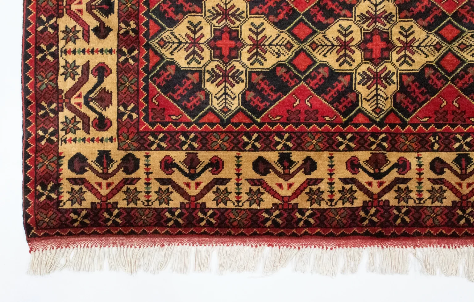 Orientteppich Samarkand 202 x 152 cm Schurwolle handgeknüpft