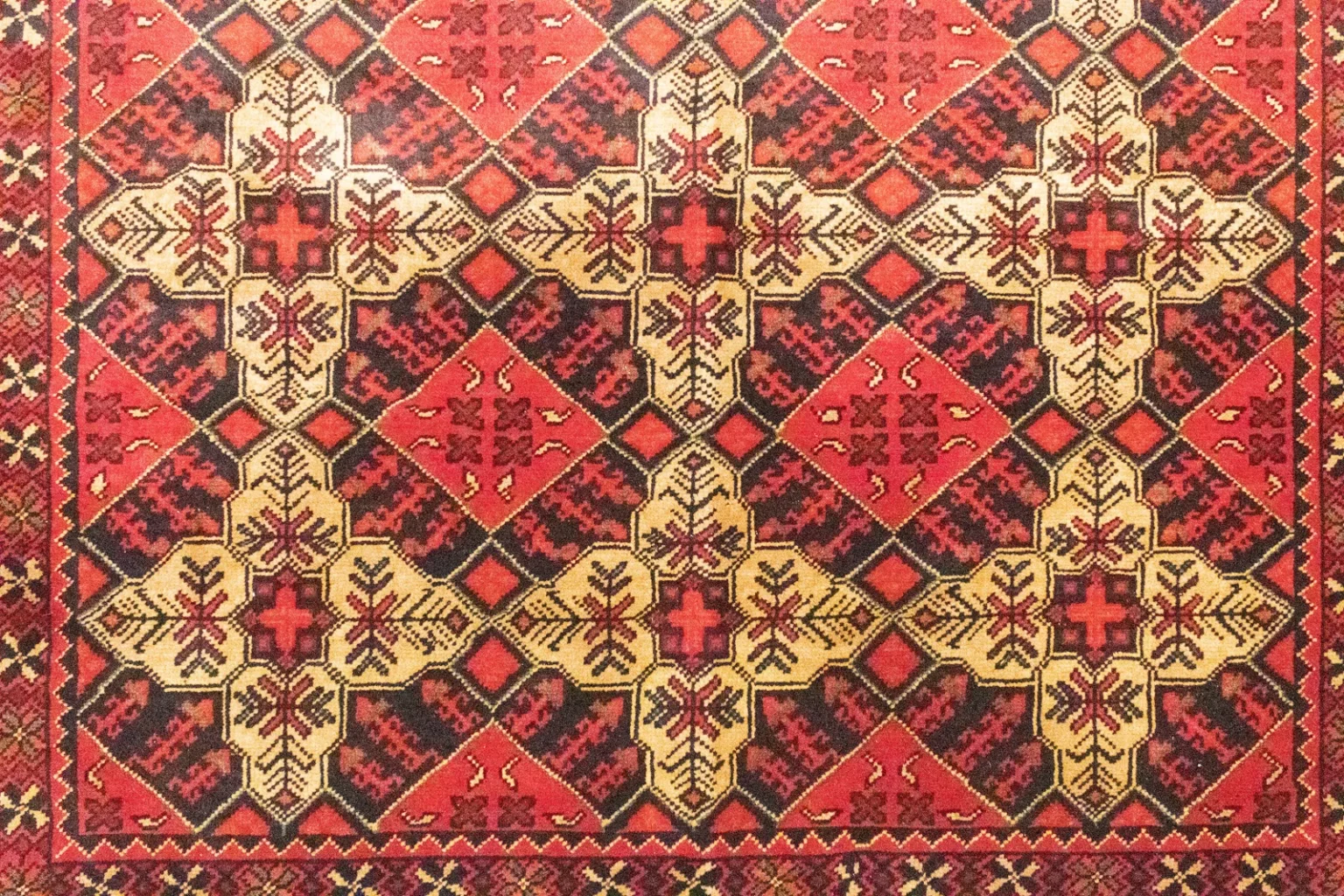 Orientteppich Samarkand 202 x 152 cm Schurwolle handgeknüpft