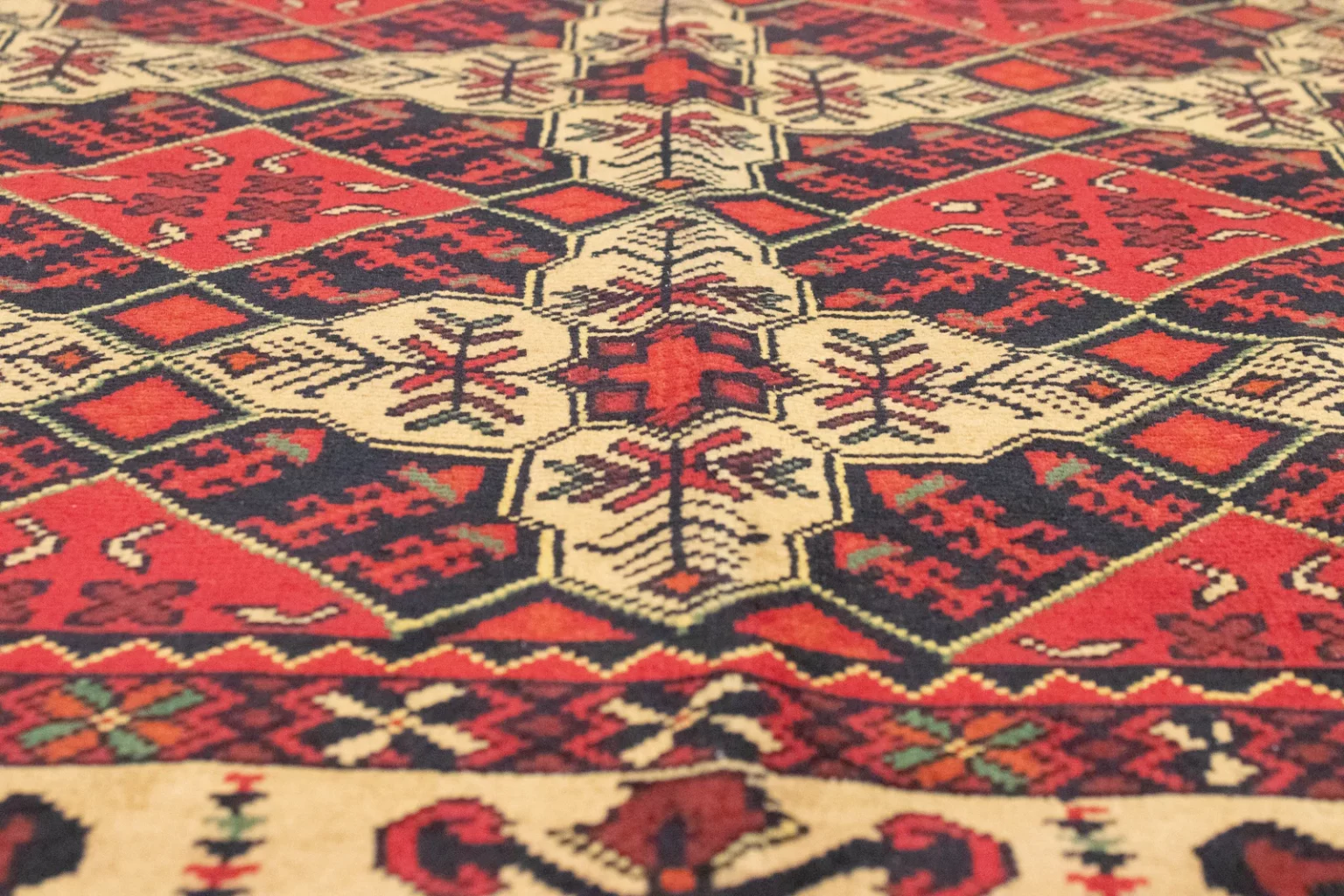 Orientteppich Samarkand 202 x 152 cm Schurwolle handgeknüpft