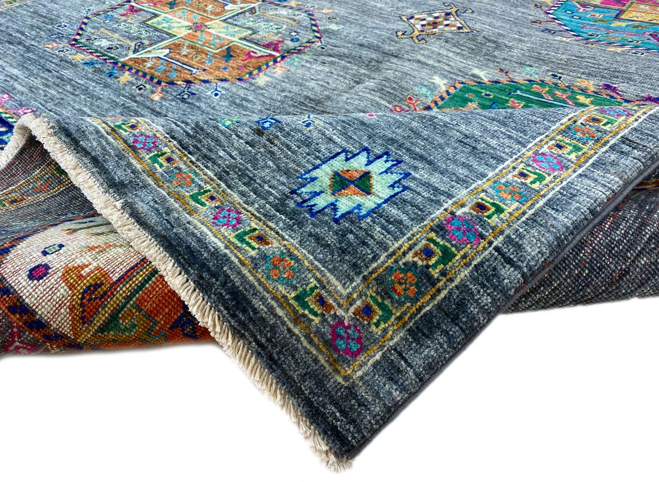 Orientteppich Samarkand 204 x 150 cm Wolle handgeknüpft