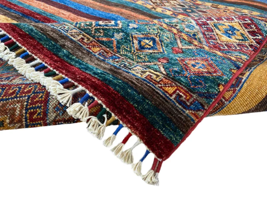 Orientteppich Samarkand 212 x 157 cm Schurwolle handgeknüpft