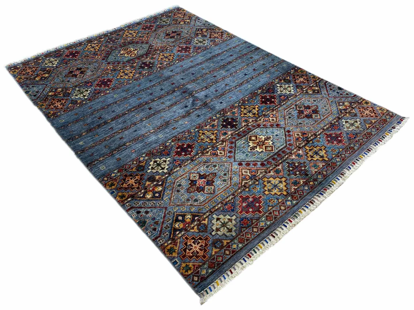 ariana-ziegler-teppich-215-x-156-cm-glanzende-schurwolle-langlebig-und-2 Orientteppich Samarkand 215 x 156 cm Wolle handgeknüpft