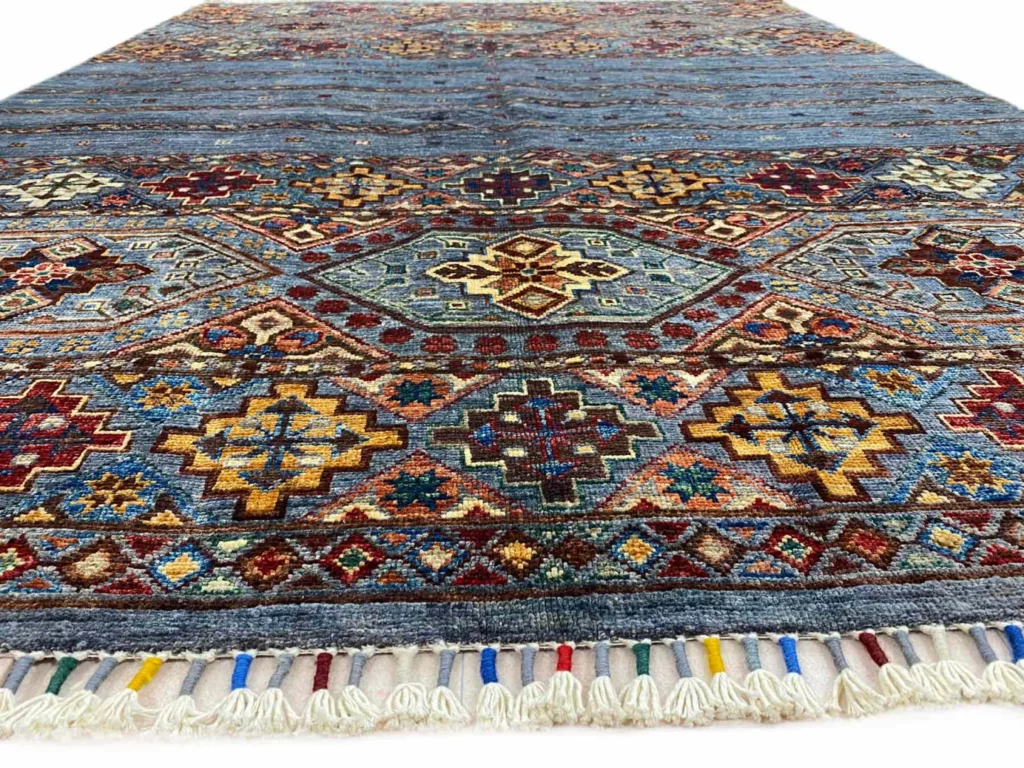 ariana-ziegler-teppich-215-x-156-cm-glanzende-schurwolle-langlebig-und-4 Orientteppich Samarkand 215 x 156 cm Wolle handgeknüpft