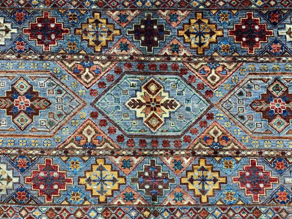 ariana-ziegler-teppich-215-x-156-cm-glanzende-schurwolle-langlebig-und-5 Orientteppich Samarkand 215 x 156 cm Wolle handgeknüpft
